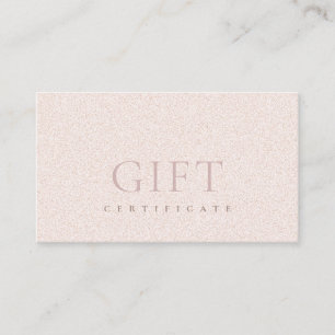 Certificat cadeau de texture de Parties scintillan