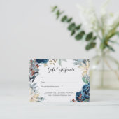 Certificat cadeau de thème hivernal (Debout devant)