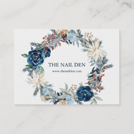 Certificat cadeau de thème hivernal (Dos)