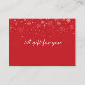 Certificat cadeau de vacances aux entreprises Snow (Devant)