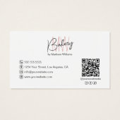 Certificat-cadeau d'entreprise avec logo monogramm (Dos)