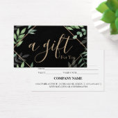 Certificat cadeau d'entreprise simple et moderne (Bureau)