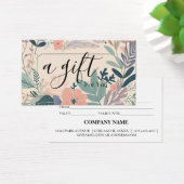 Certificat-cadeau d'entreprise simple et moderne (Bureau)