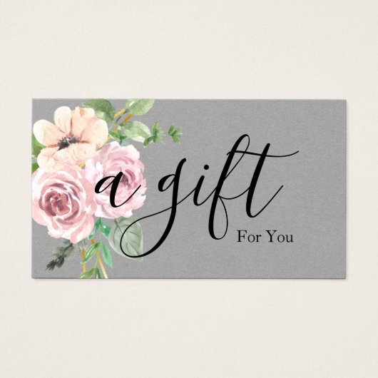 Certificat cadeau d'entreprise simple et moderne (Devant)