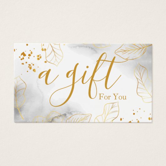 Certificat cadeau d'entreprise simple et moderne (Devant)