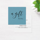 Certificat cadeau d'entreprise simple et moderne (Bureau)