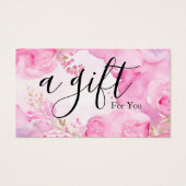 Certificat cadeau d'entreprise simple et moderne (Devant)