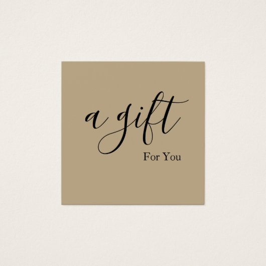 Certificat cadeau d'entreprise simple et moderne (Devant)