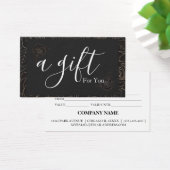 Certificat cadeau d'entreprise simple et moderne (Bureau)