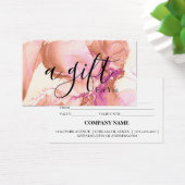 Certificat cadeau d'entreprise simple et moderne (Bureau)