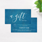 Certificat cadeau d'entreprise simple et moderne (Bureau)