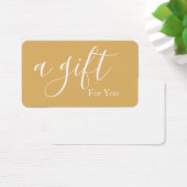 Certificat cadeau d'entreprise simple et moderne (Bureau)