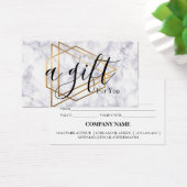 Certificat cadeau d'entreprise simple et moderne (Bureau)