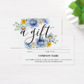 Certificat cadeau d'entreprise simple et moderne (Bureau)