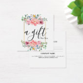 Certificat cadeau d'entreprise simple et moderne (Bureau)