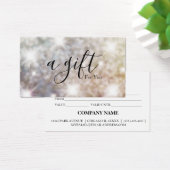 Certificat cadeau d'entreprise simple et moderne (Bureau)