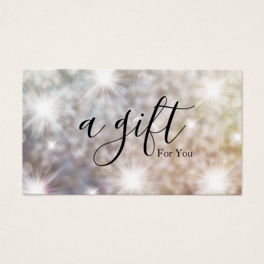 Certificat cadeau d'entreprise simple et moderne (Devant)