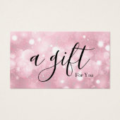 Certificat cadeau d'entreprise simple et moderne (Devant)