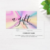 Certificat cadeau d'entreprise simple et moderne (Bureau)