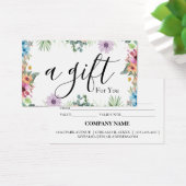 Certificat cadeau d'entreprise simple et moderne (Bureau)