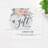 Certificat cadeau d'entreprise simple et moderne (Bureau)