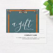 Certificat cadeau d'entreprise simple et moderne (Bureau)