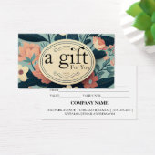 Certificat-cadeau d'entreprise simple et moderne (Bureau)