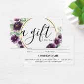 Certificat cadeau d'entreprise simple et moderne (Bureau)