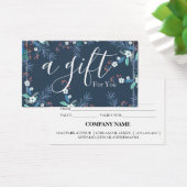 Certificat cadeau d'entreprise simple et moderne (Bureau)