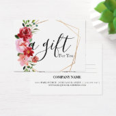 Certificat cadeau d'entreprise simple et moderne (Bureau)