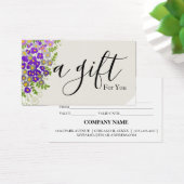 Certificat cadeau d'entreprise simple et moderne (Bureau)