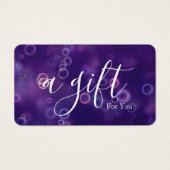 Certificat cadeau d'entreprise simple et moderne (Devant)