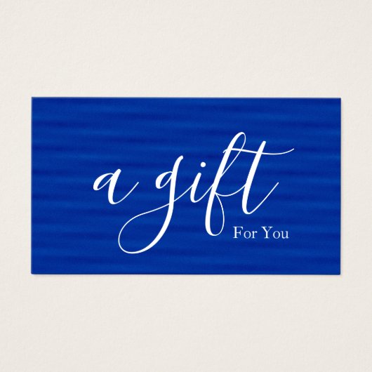 Certificat cadeau d'entreprise simple et moderne (Devant)