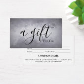 Certificat cadeau d'entreprise simple et moderne (Bureau)