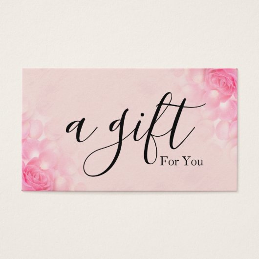 Certificat cadeau d'entreprise simple et moderne (Devant)