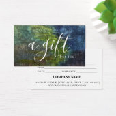 Certificat cadeau d'entreprise simple et moderne (Bureau)