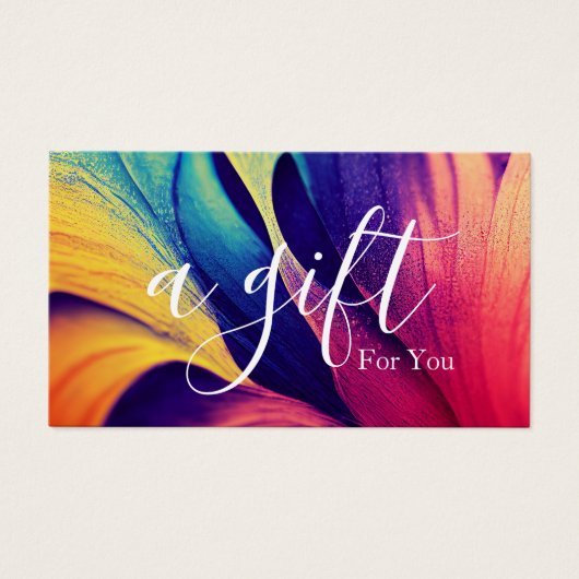 Certificat cadeau d'entreprise simple et moderne (Devant)