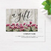 Certificat cadeau d'entreprise simple et moderne (Bureau)