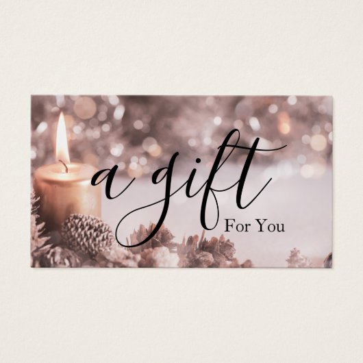 Certificat cadeau d'entreprise simple et moderne (Devant)