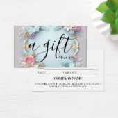 Certificat cadeau d'entreprise simple et moderne (Bureau)