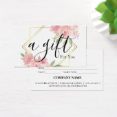 Certificat cadeau d'entreprise simple et moderne (Bureau)