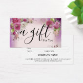 Certificat cadeau d'entreprise simple et moderne (Bureau)