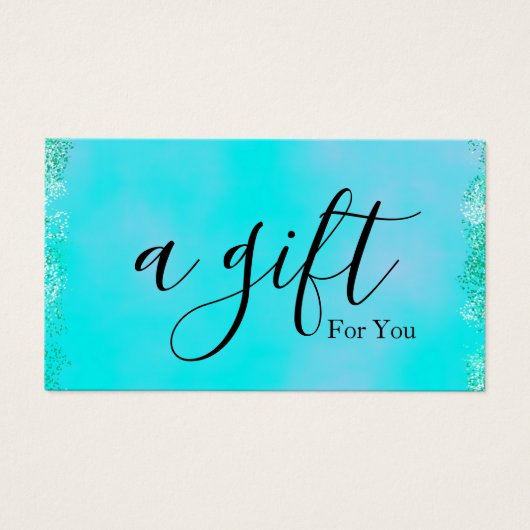 Certificat cadeau d'entreprise simple et moderne (Devant)