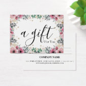 Certificat cadeau d'entreprise simple et moderne (Bureau)