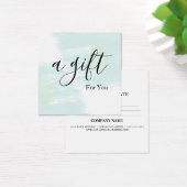 Certificat cadeau d'entreprise simple et moderne (Bureau)