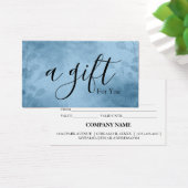 Certificat cadeau d'entreprise simple et moderne (Bureau)