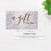 Certificat-cadeau d'entreprise simple et moderne (Bureau)