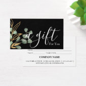 Certificat cadeau d'entreprise simple et moderne (Bureau)