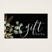 Certificat cadeau d'entreprise simple et moderne (Devant)