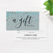 Certificat cadeau d'entreprise simple et moderne (Bureau)